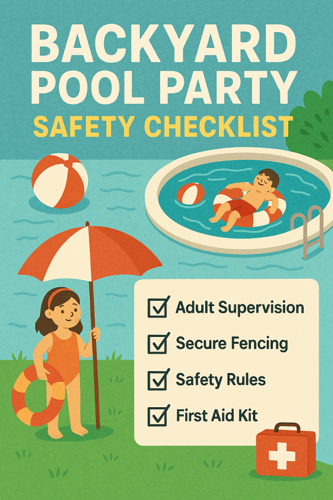 Backyard Pool Party Safety Checklist